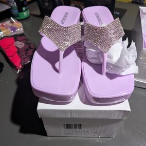 Olivia MillerWomen's Size 8 Purple Sandals New In Box